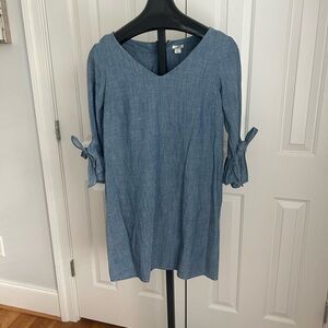 J. Crew lightweight Denim Blue Dress